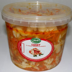 Салат из спаржи с морковью по-корейски