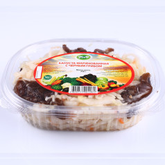 Капуста маринованная с чёрным грибом