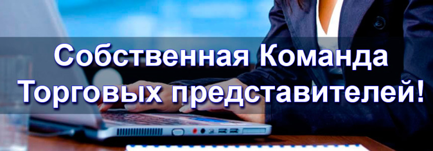Собственная команда торговых представителей