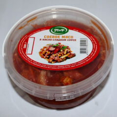 Соевое мясо в кисло-сладком соусе